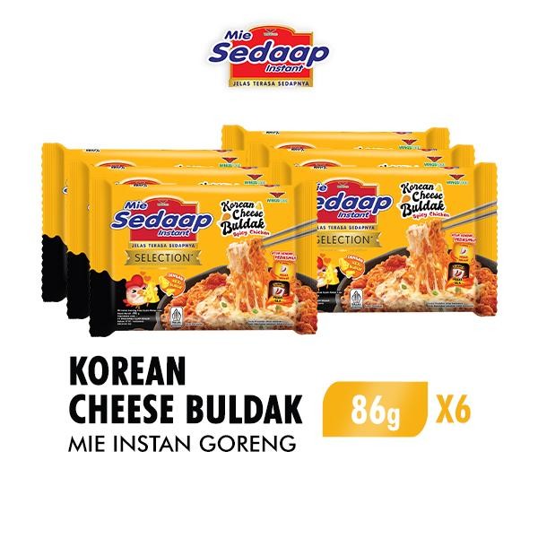 

H48Y Sedaap Mie Instan Korean Cheese Buldak 86G X6