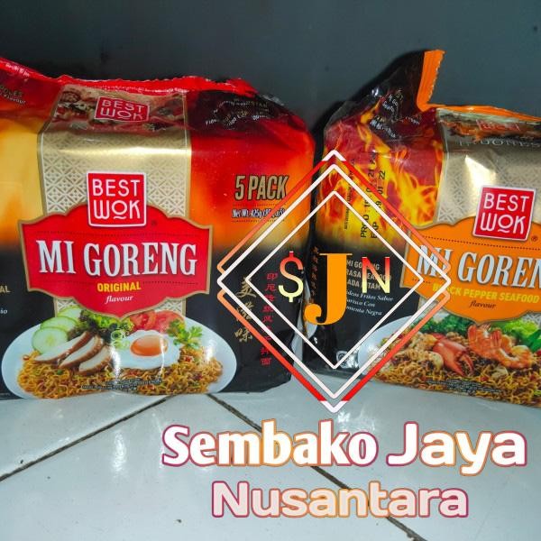 

H48Y Mie Instan/Mie/Best Wok Mi Goreng Original 5Pcs/Export Multipack Murah