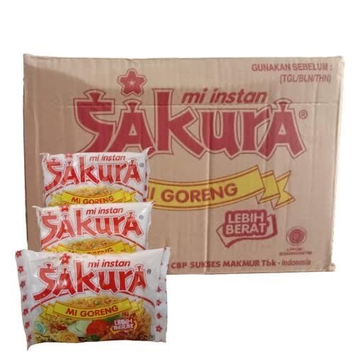 

H48Y Mie Sakura Goreng Mi Instan 1 Dus