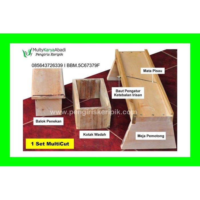 Alat Pengiris Keripik Singkong Sederhana (Ukuran Jumbo)