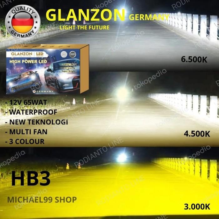 Lampu Jauh Led Mobil Honda Brv Hb3 12V 6000Kelvin Plug N Play