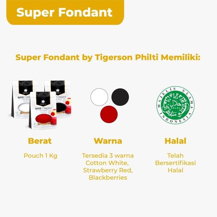

Super Fondant/Plastic icing 1 kg by tigerson Philti