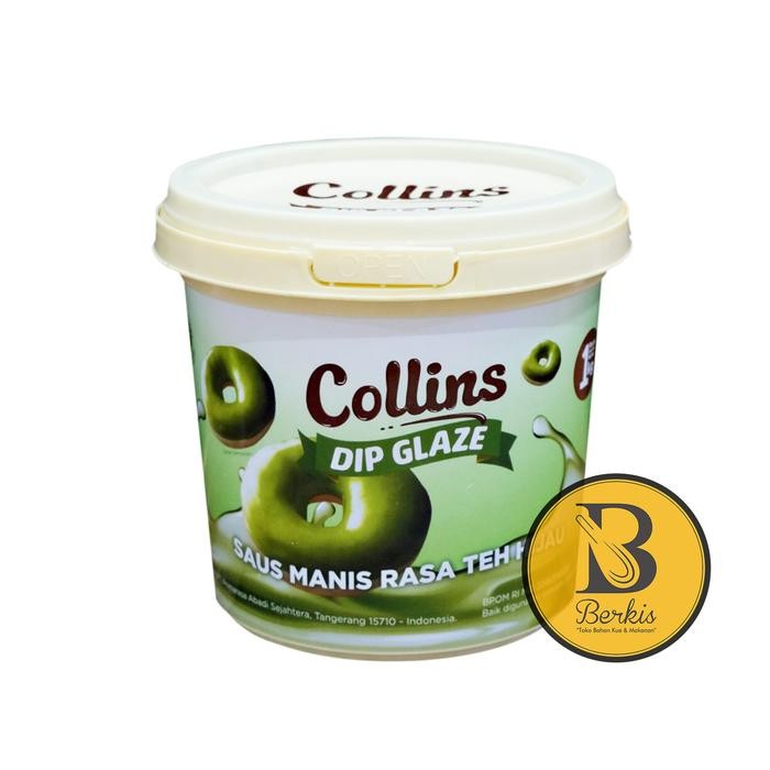 

Collins Dip Glaze Green Tea Matcha 1 Kg / Topping Donut Donat