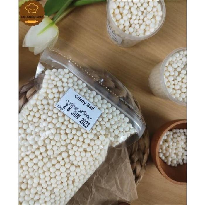 

Elmer Crispy Ball Coklat 500gr - Choco Caviar biskuit coklat