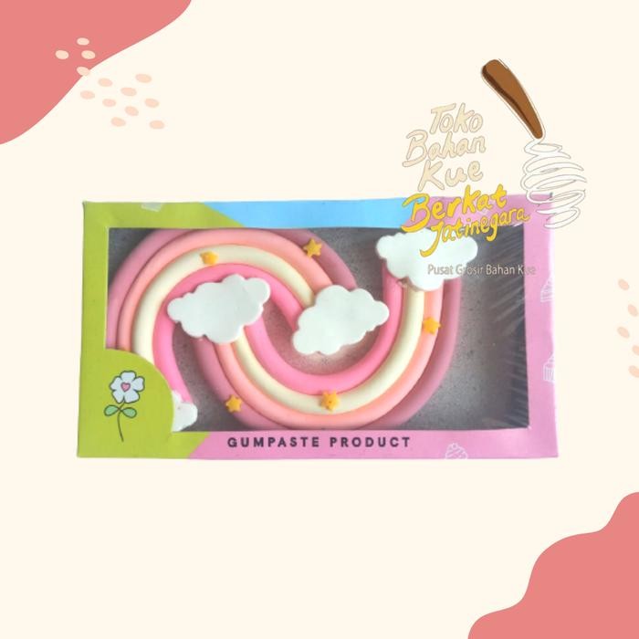 

GUMPASTE PELANGI PINK ISI 4 PC