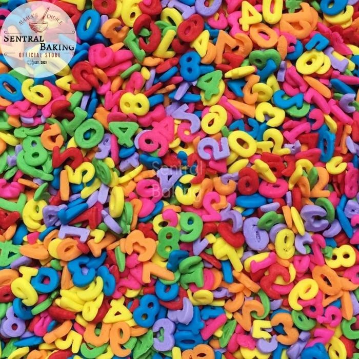 

Sprinkle Kue Mutiara Angka Rainbow / Springkel Sprinkel Bintang Kuning