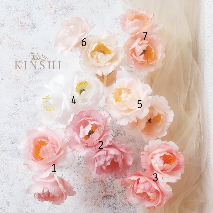 

wafer paper flower peony LOC medium