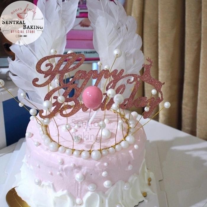 

Sprinkle Kue Mutiara Putih 6-12mm 500gr (P1) / Springkel Springkle Kue