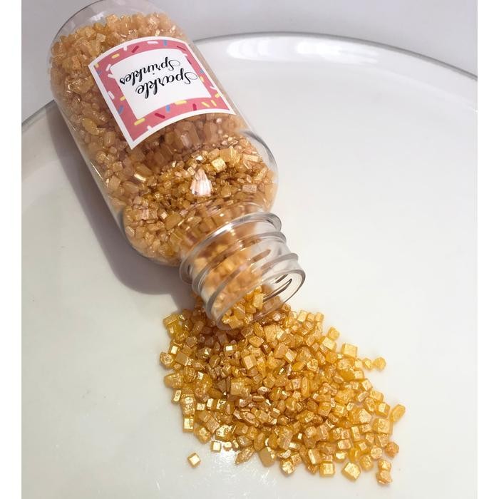 

Rock Sugar shimmer hiasan kue