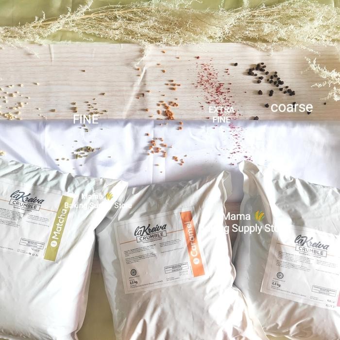 

LA KREIVA RED VELVET MATCHA CARAMEL ORI BLACK Cookie CRUMBLE Crumb 1KG