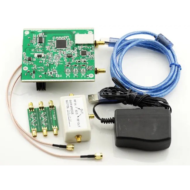 jeniperr44 NWT500 0.1MHz-550MHz USB Sweep analyzer+ attenuator+ SWR bridge+ SMA Cable