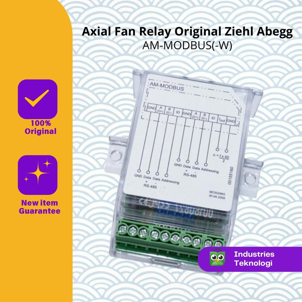 Axial Fan Relay Original Ziehl Abegg type - AM-MODBUS(-W)