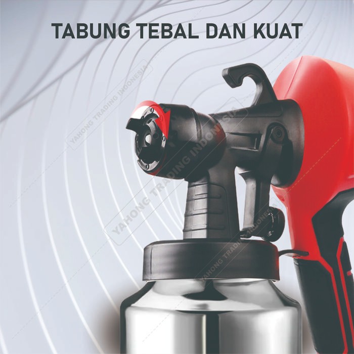 Stok Terbatas Botol Spray Gun Mesin Semprot Cat Plastik Stainless