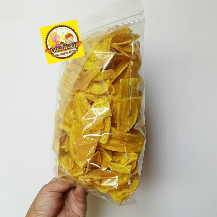 

KERIPIK PISANG ASIN GURIH RENYAH 250 GRAM - DUO BOCIL SNACK