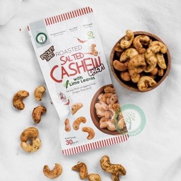 

POCKET SIZE ROASTED SALTED CASHEW WITH LIME LEAVES - SPICY 30GR