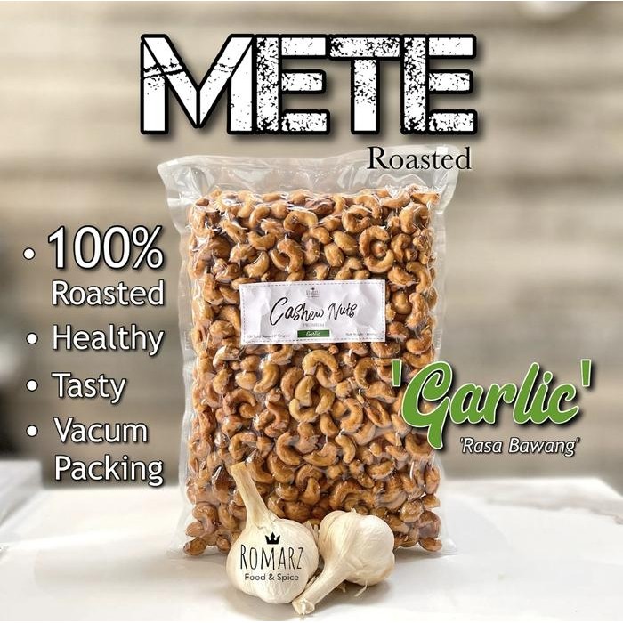 

KACANG METE OVEN RASA BAWANG MEDE OVEN PANGGANG ROASTED RASA GARLIC BAWANG 500GR