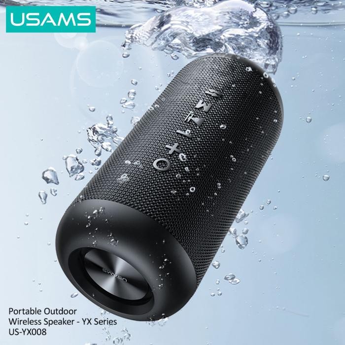 Usams Yx008 Portable Outdoor Wireless Speaker Bluetooth Ipx6