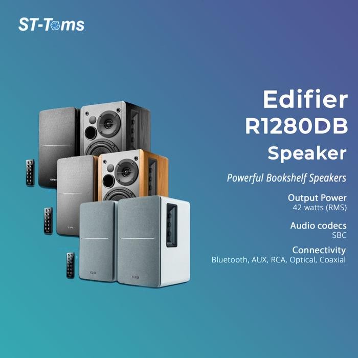 Edifier R1280Db / R 1280Db Poweful Bluetooth Bookshelf Active Speakers