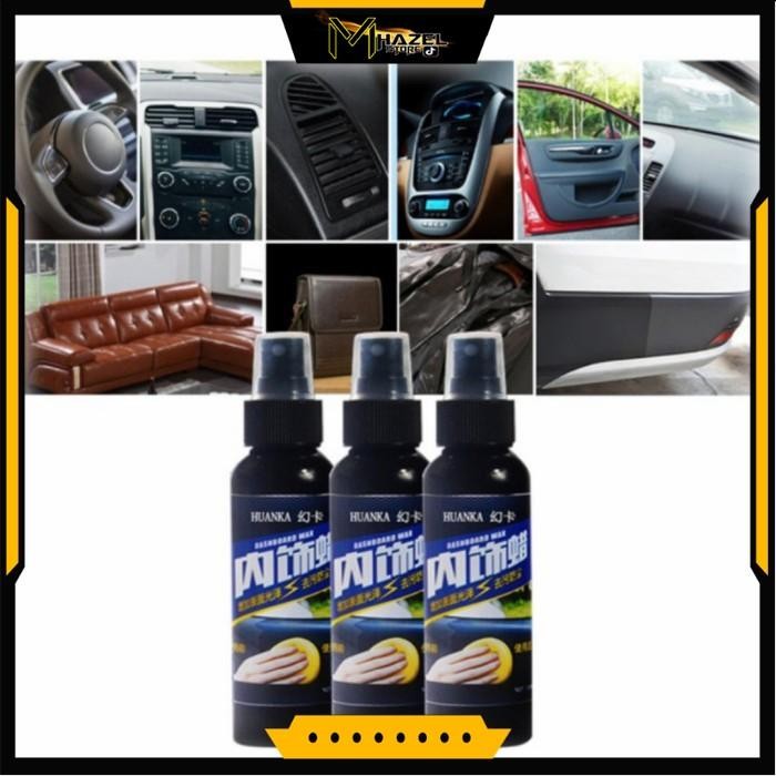 Cairan poles semir penghitam dashboard ban mobil motor