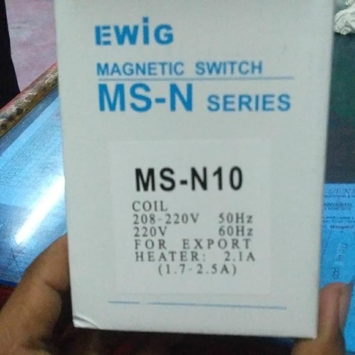 Paling Murah Magnetic Starter Soft Starter Dol Msn10 Ms-N10 Ewig