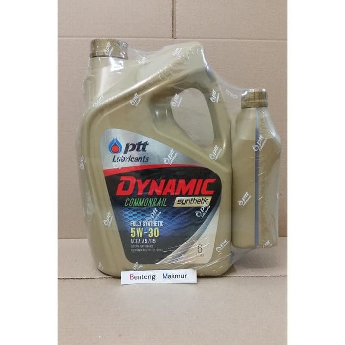 Oli Ptt Dynamic Commonrail 5W30 Synthetic ( 6+1 ) Ltr