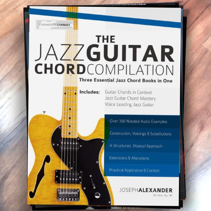 Buku Tablatur Gitar The Jazz Guitar Chord Compilation - Complete Audio