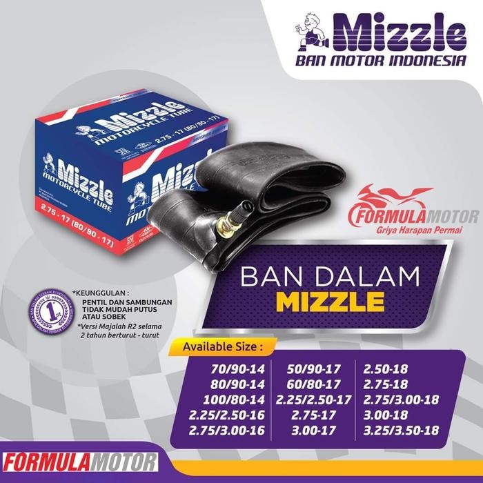 Viar Otomart - Ban Dalam Ring 17 - Ban Dalam Motor Ring 17 - Inner Tube