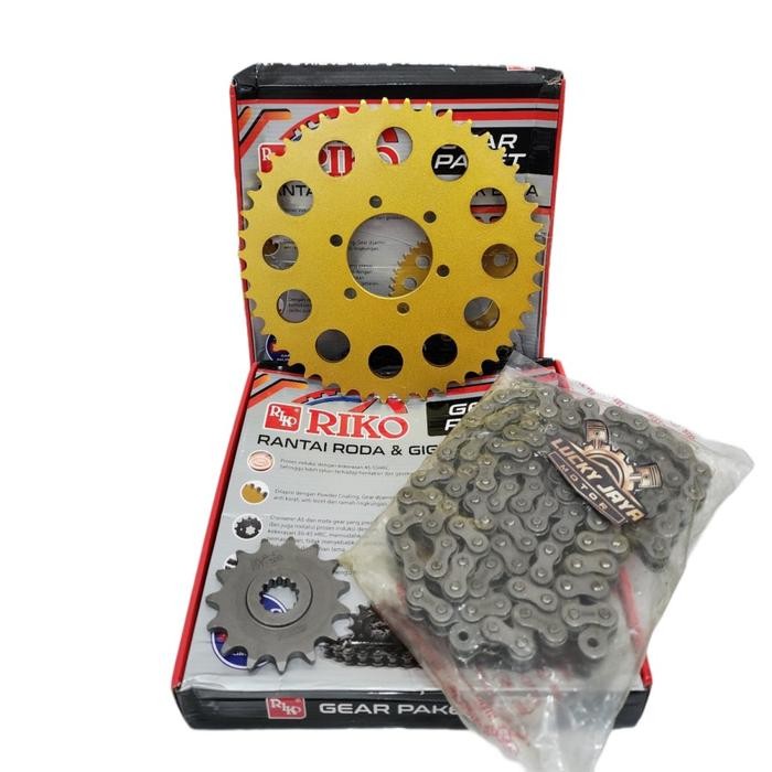 GEARSET GIRSET CHAINKIT GEAR GIR SET RANTAI SUZUKI DR 200 DR200