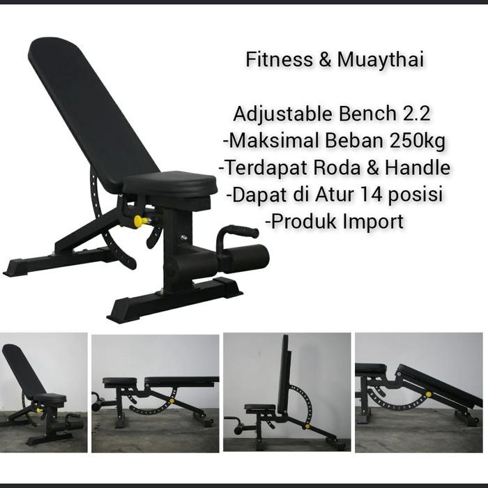 Adjustable Bench,Bench Press,Bench Fitness,Alat Gym Bench,Bangku Gym