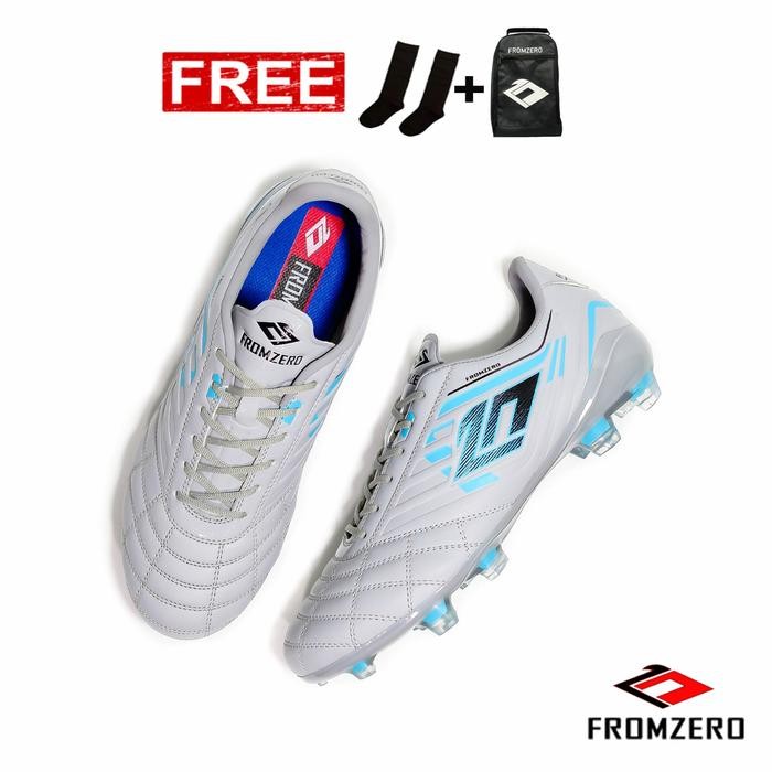 Lotto Sproty - Sepatu Sepak Bola Elite Ultimate Grey Tosca In Original