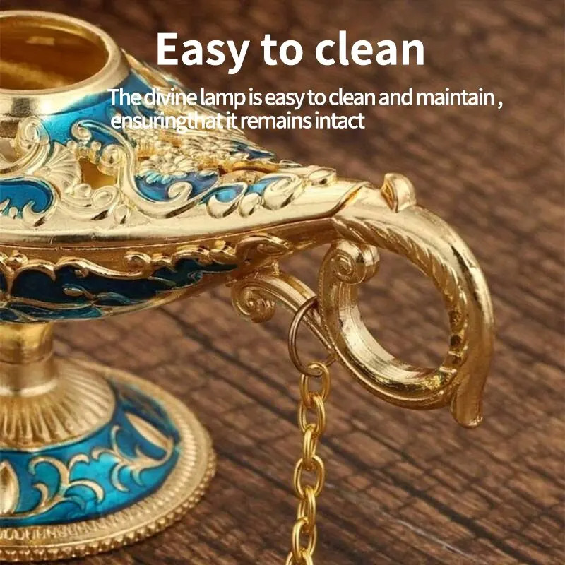 

Aladdin Lamp Decoration European Vintage Home Decoration Russian Wishing Lamp Metal Decoration