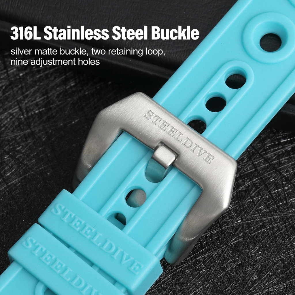 IMPORT STEELDIVE AUTOMATIC MECHANICAL STRAP REPLACEMENT WATCH BANDS AUTOMATIC DIVE WATCHES YELLOW