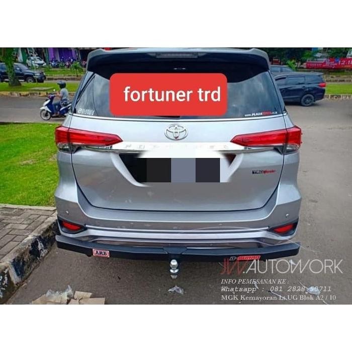 Tanduk Belakang Besi Arb Bumper Guard Towing Bar Mobil Fortuner Vrz