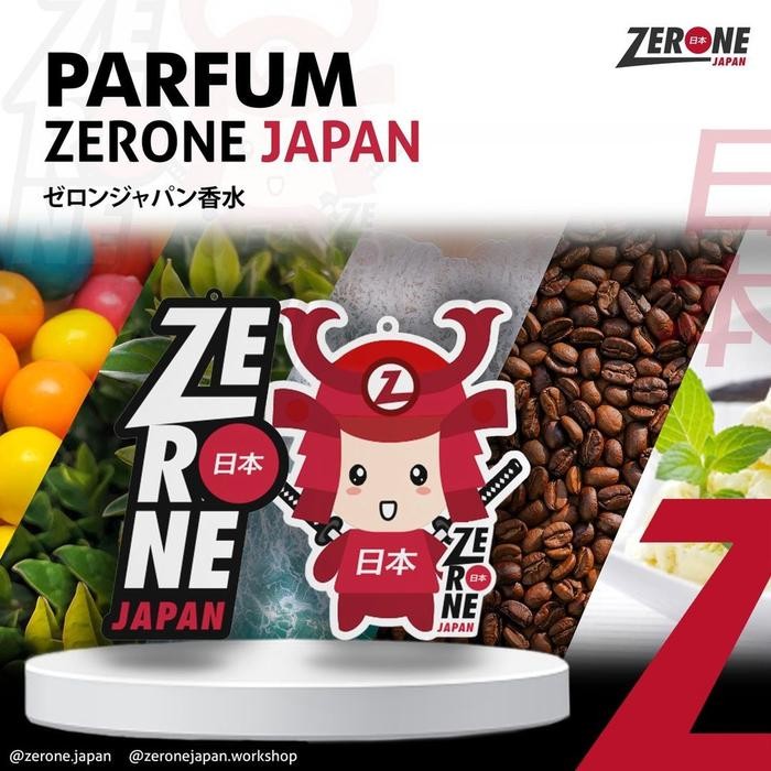 (Allthebest) Parfum Pewangi Pengharum Ruangan Mobil Gantung Kertas Zerone Japan