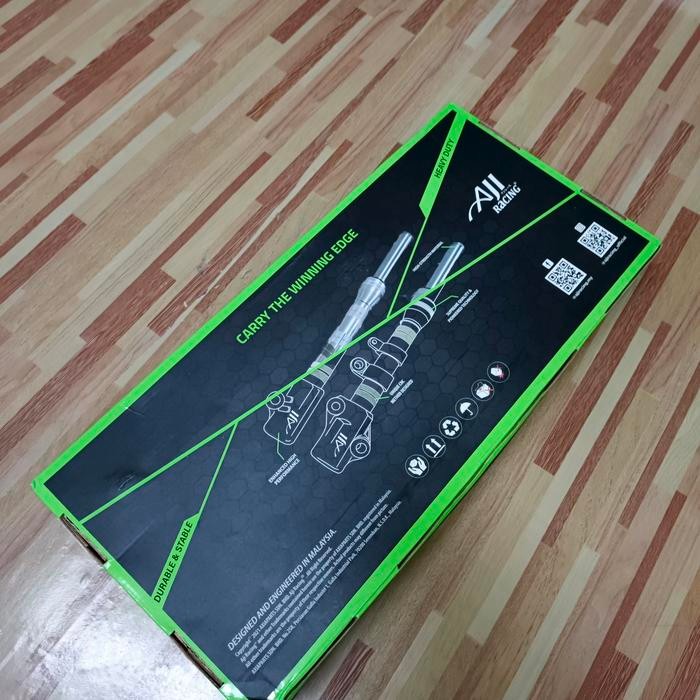 (TERLARIS) shock depan new aerox lowered 1.5inc aji racing malaysia (new) (TERBAIK) (TERBARU)