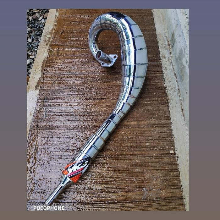 (TERLARIS) Knalpot YKJ Lobster Chrome Cacing Super Garing Original YKJ Racing (TERBAIK) (TERBARU)