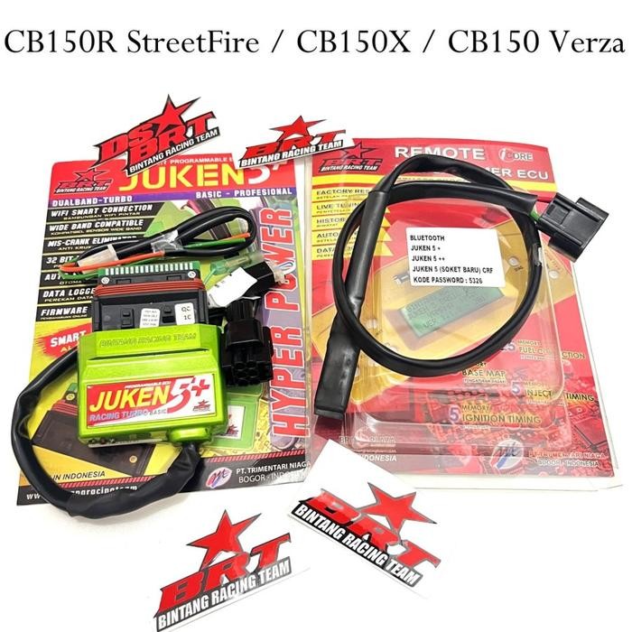 Paket Ecu Brt Juken 5++ Ip Cb150X Cb Verza Cb150R New + Bluetooth