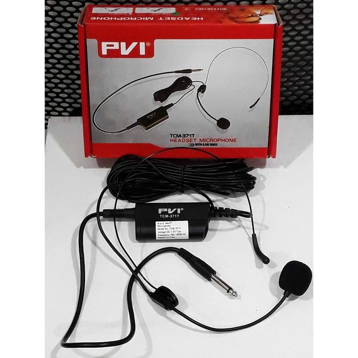 HARGA DISKON MIC HEADSET PVI TCM-371T MICROPHONE BANDO PVI