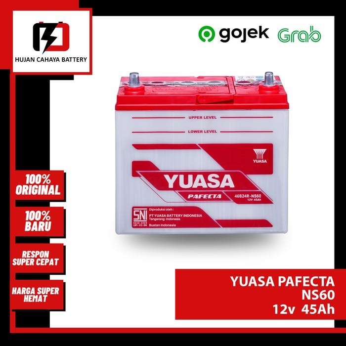 Aki Mobil Yuasa Pafecta Ns60 / Ns-60 / Ns 60 - Aki Toyota Avanza