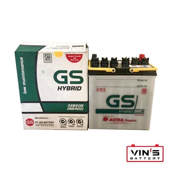 Aki Mobil Gs Astra Hybrid Ns 40Z /Basah /Termurah Original / Terjamin