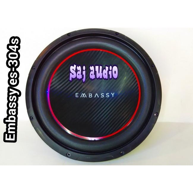 Terhemat Subwoofer Badak Embassy Es-304S Single Coil 1300 Watts....
