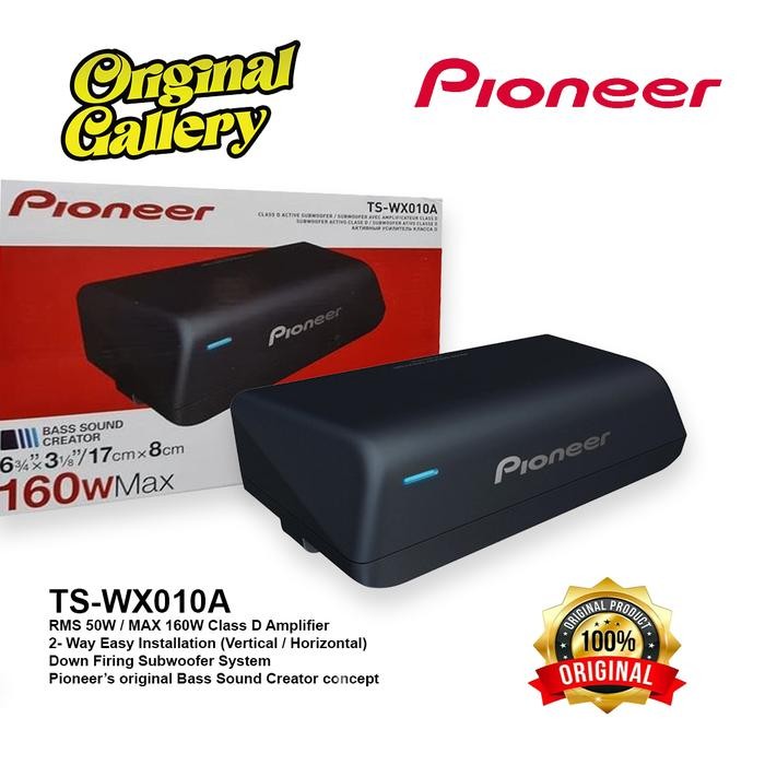New Subwoofer Kolong Aktif Pioneer Ts-Wx010A Compact Builtin Power Ori