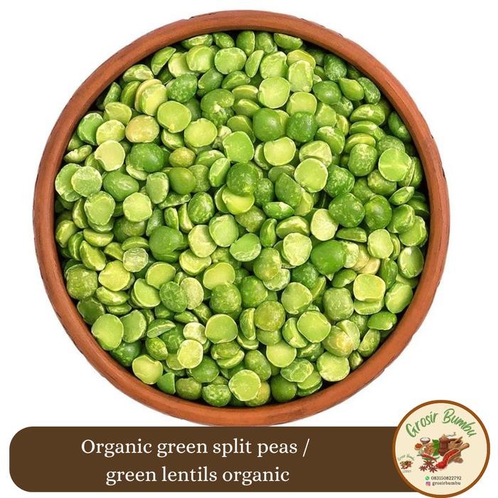 

Organic green split peas 1kg / green lentils organic
