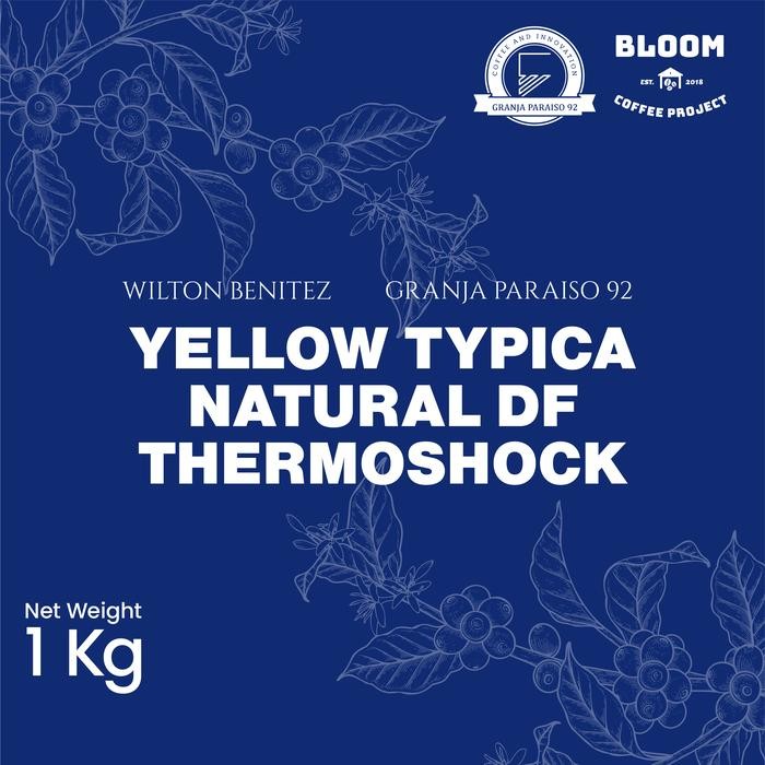 

Biji Kopi Wilton Benitez Granja Paraiso 92 - Yellow Typica - Natural Double Ferment Thermoshock -