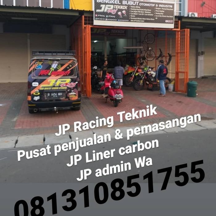 Jp Racing Carbon Liner Boring Suzuki Satria 2T Bahan Fullcarbon 412Hv