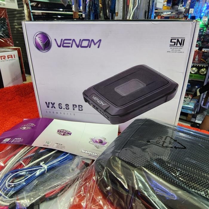Paling Baik Subwoofer Kolong Aktif Venom Vx 6.8 Pb