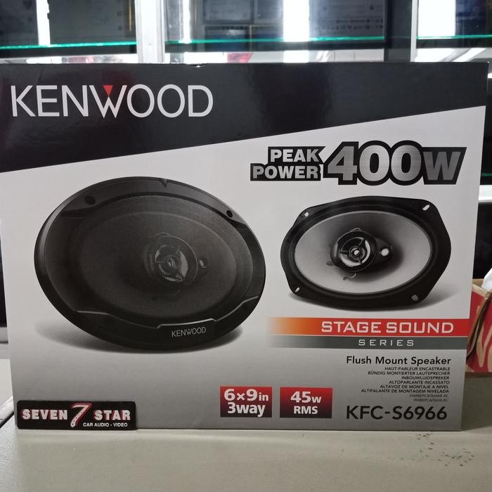 Terpopuler Speaker Kenwood Kfcs6966 - Speaker Oval 3Way Kenwood 6X9In Kfc-S6966