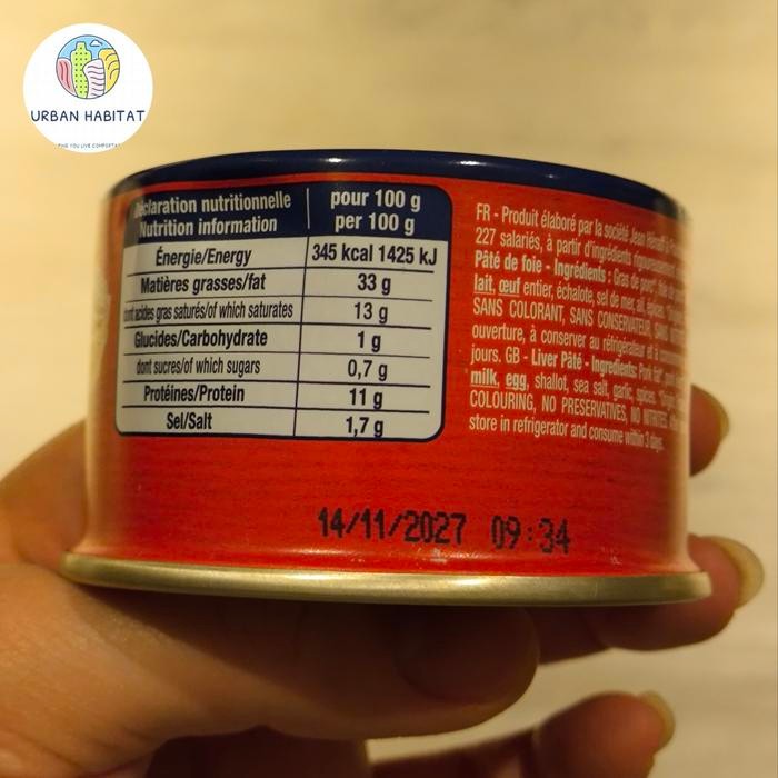 Henaff Pate De Foie Henaff Pork Liver Pate Canned Pate