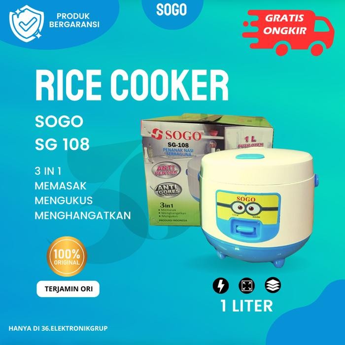 Rice Cooker 1L Sogo Sg-108