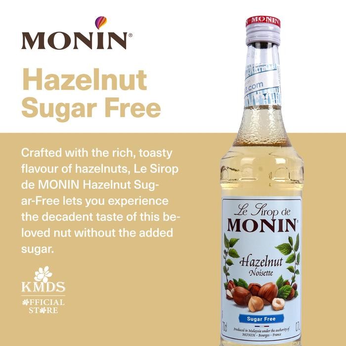 

Monin Hazelnut Sugar Free Syrup 70 CL 700 ML